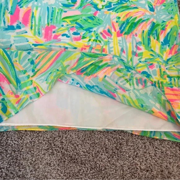 {Lilly Pulitzer} Lela Dress 100% Silk Multi Sea Salt and Sun - Picture 8 of 10